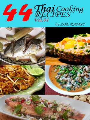 cover image of 44 SECRET THAI COOKING recipes Hot Thai Kitchen by ZOE RAMSY Volume1